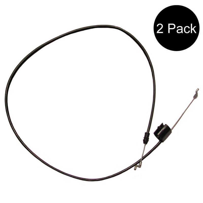 (2) Engine Control Cable 162778 52.5" Fits Electrolux Walk Behind Mower