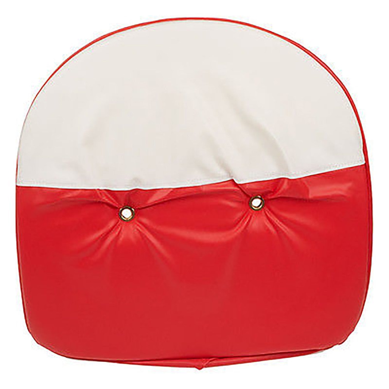 T295RW19 Fits Ford New Holland Pan Seat Cushion 19" Red White UNIVERSAL 19"
