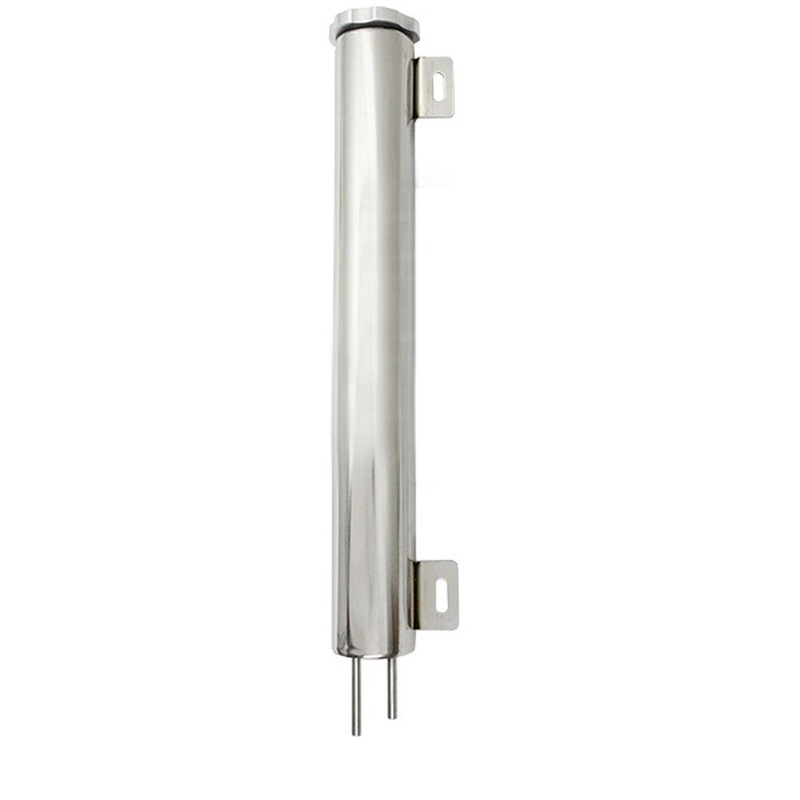 Z12017 Polished Chrome Radiator Overflow Tank- 15 x 2