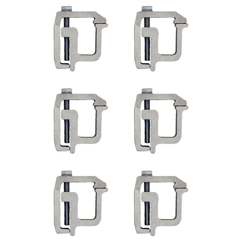 (6) Mounting Clamps Heavy Duty for Truck Cap Topper Camper Shell