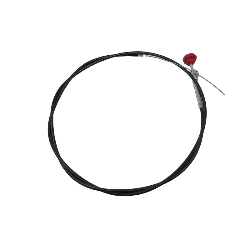 CC66 New Universal 72" Long Pull to Stop Cable w/ Red Knob
