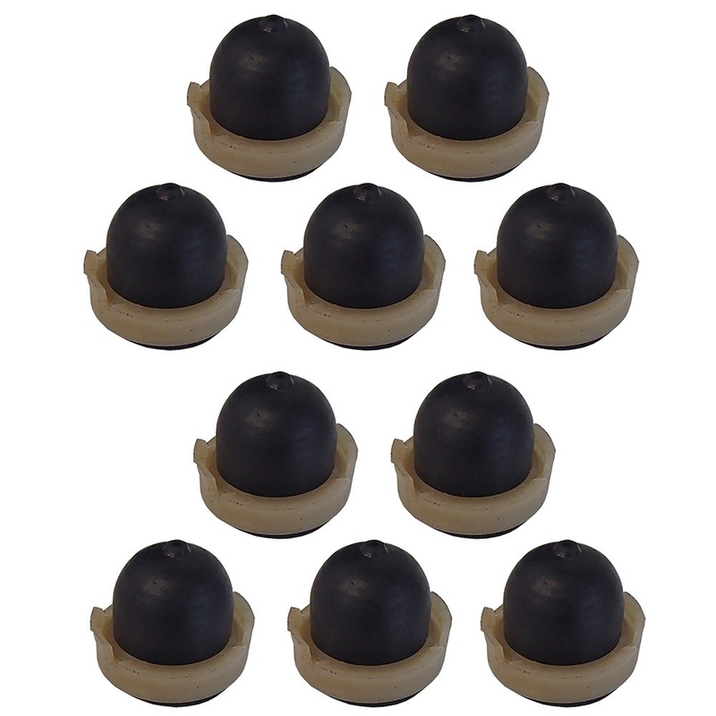 Ten (10)- Carburetor Primer Bulbs 1" with Vent Fits Briggs and Stratton 12G802 1