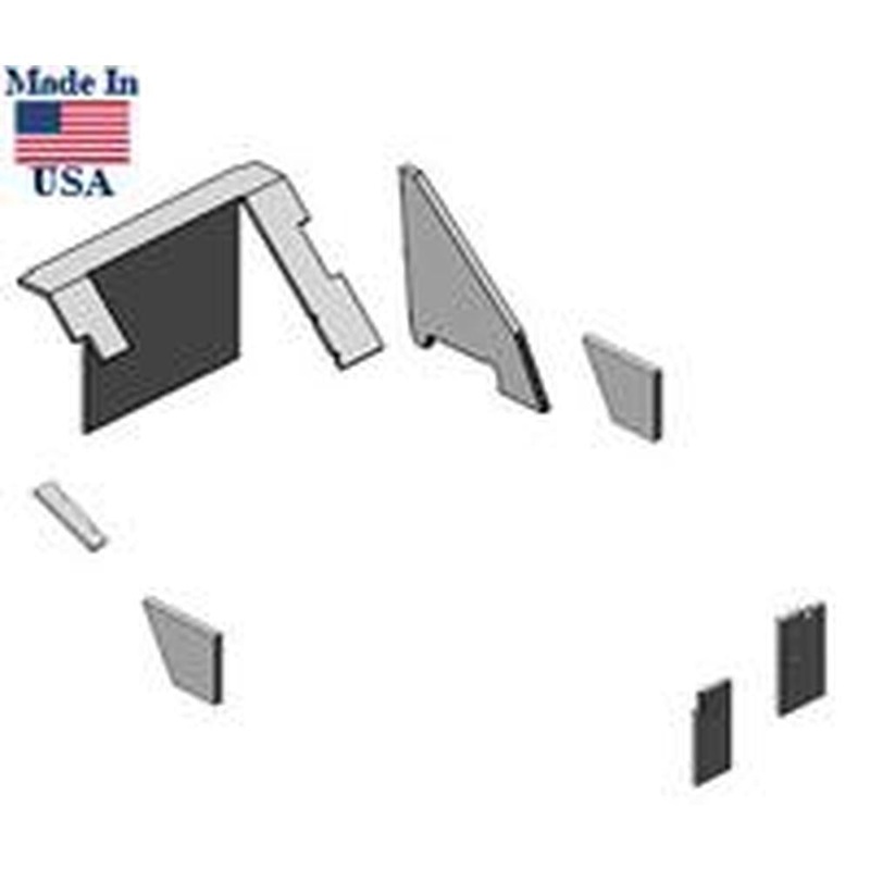 R1219 Cab Foam Kit - Black Fits IH / Fits FARMALL