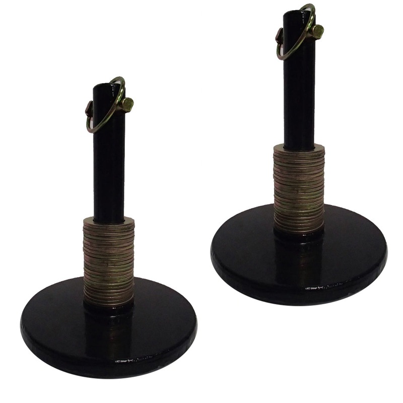 (2) 49067 Snow Plow Shoe Assemblies Fits Western Plow 1" Rod 6 Disc 19 Washers