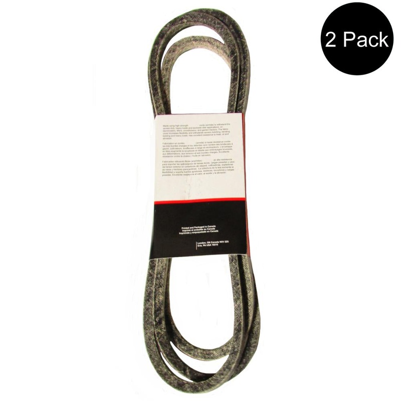 GX20072 GY20570 Two Replacement Belt Fits John Deere L100 Series