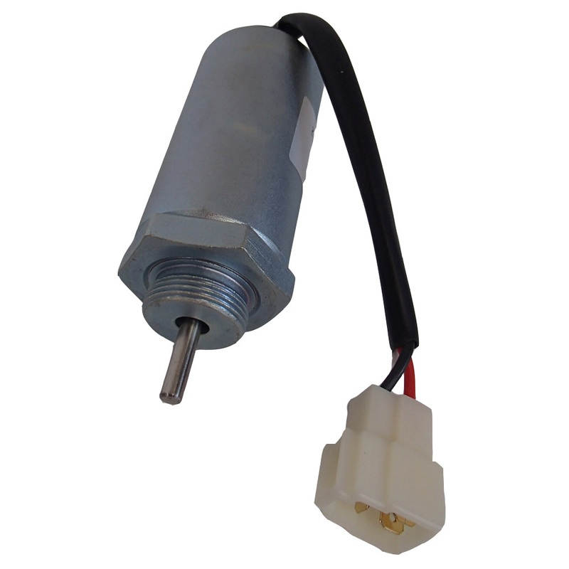MV1-81 12V Fuel Shut Off Solenoid For Isuzu Engine 4LE2 Hitachi Excavator