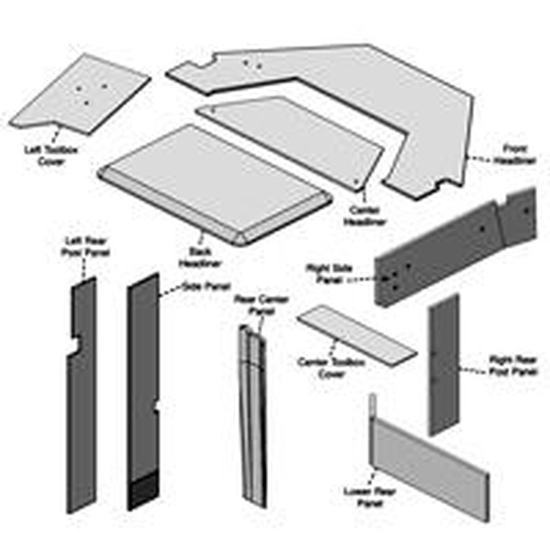 R6231 Cab Foam Kit Fits Case-IH