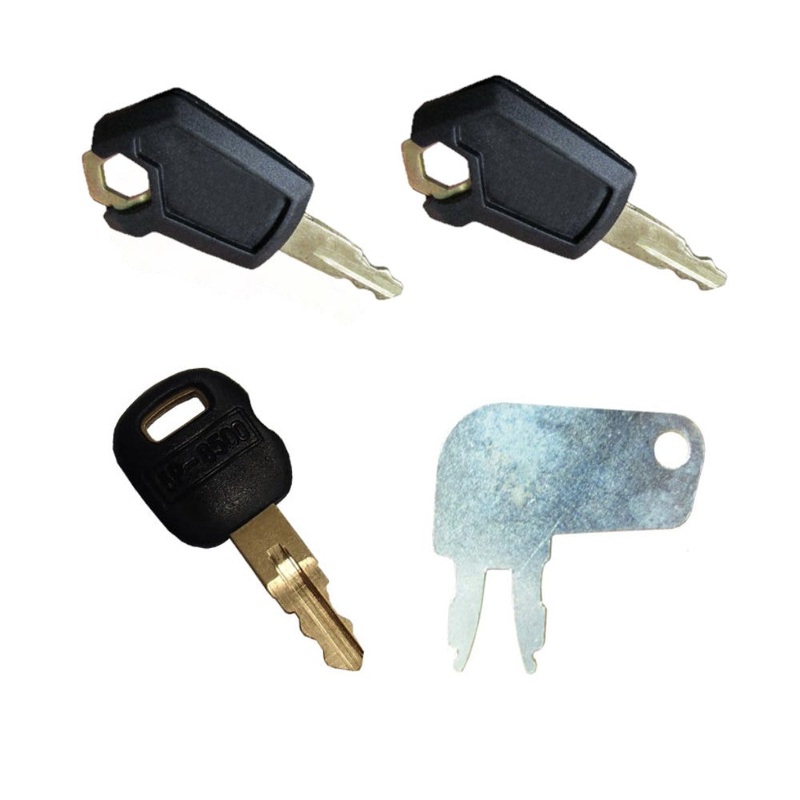 4-Pc 5P8500 Master Equipment Ignition Key Set Fits Caterpillar Dozer And More
