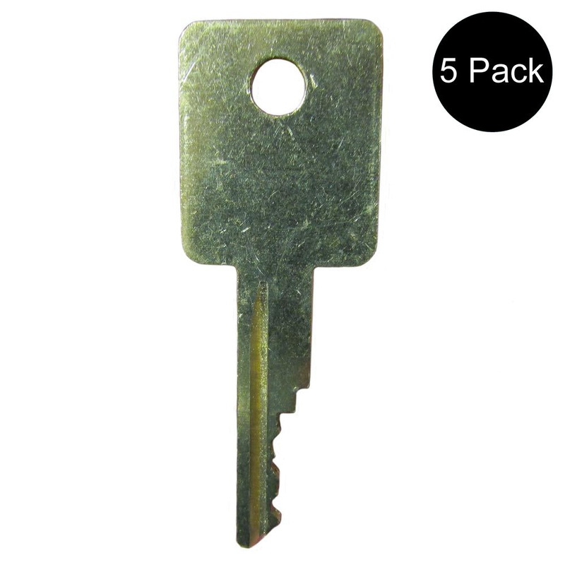 (5) Heavy Equipment Keys Fits Case Fits Bobcat Skid Steer Backhoe Equipment