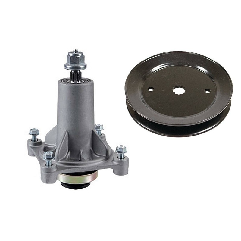 Spindle Assembly w/Pulley fits AYP Fits Husqvarna Fits Craftsman 285-585 187292