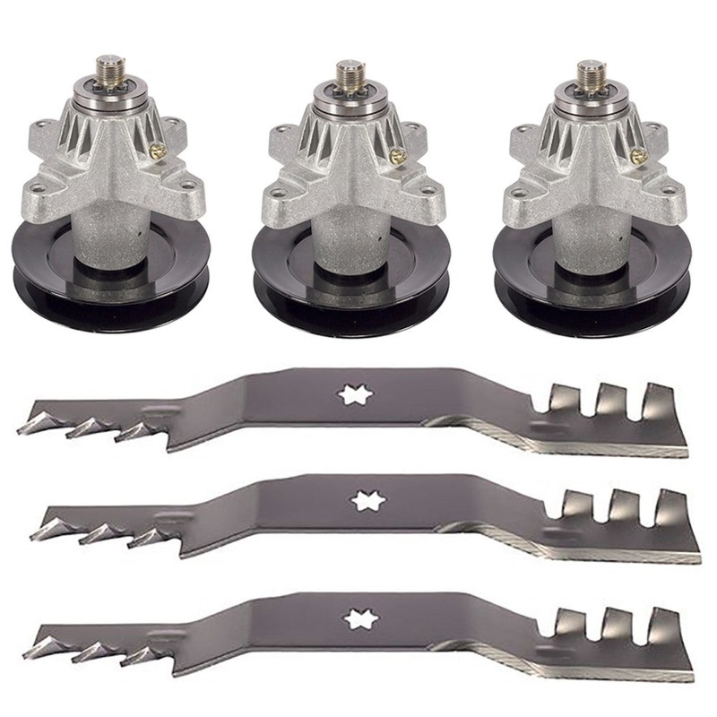 Spindles Blades fits MTD Fits Cub Cadet 50" 918-04126 742-04053 RZT50 RZT-L50 RZ