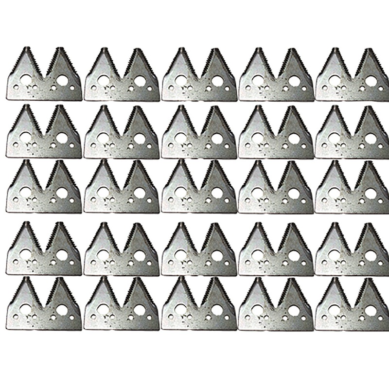 (25) Course Tooth Double Sickle Sections Fits John Deere Cutting Platforms