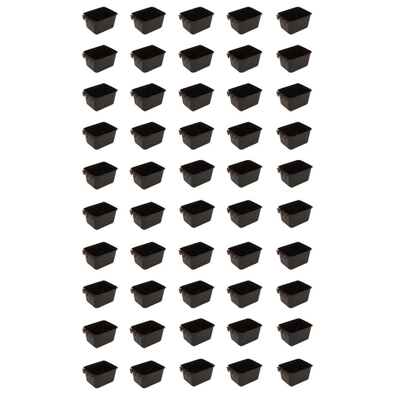 (50-Pack) 1 Pint/ 16 Fl Oz Hanging Feed and Water Cage Cup For Poultry Pheasants