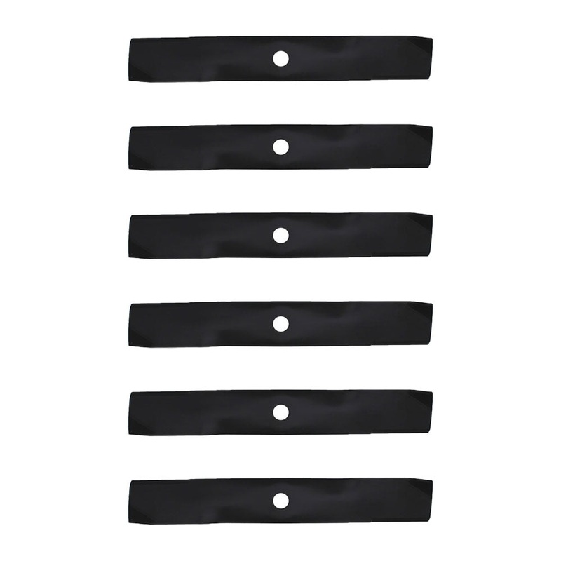 6-Pack 48" Lawn Mower Blades Fits John Deere M115495, GT242, GT275 (6206)