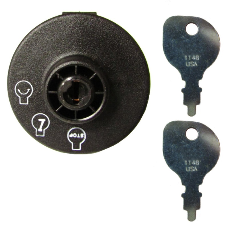 Key Switch Fits Toro TimeCutter Z4200 Z4235 Z5060 Z4202 w/2 Keys & Carabiner
