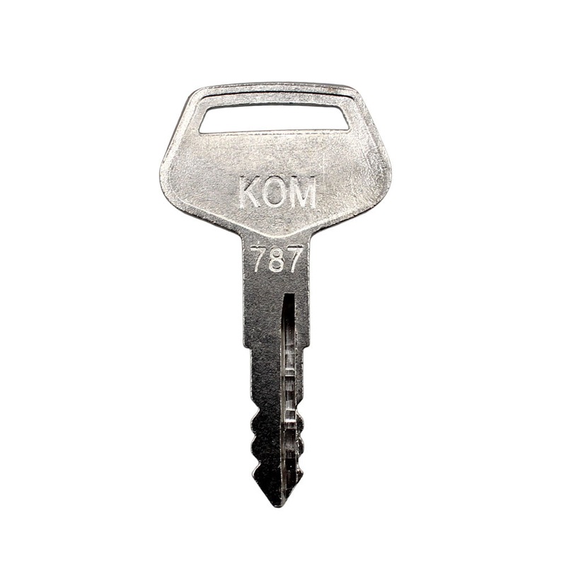 (1) Key Fits Komatsu Excavator Dozer Loader Kalmar Dressta Sakai Forklift 787 N7