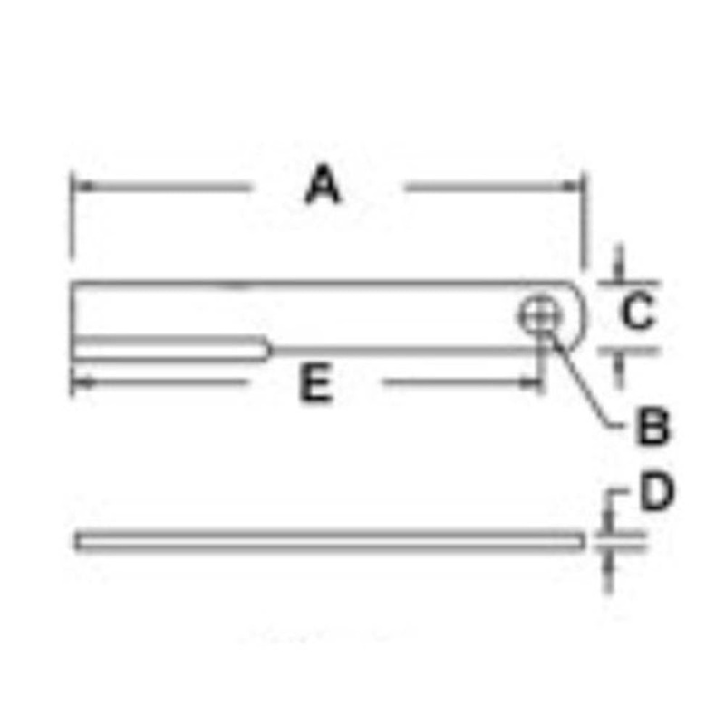Blade 7557BH fits Bush Hog 207 220 257 257R2 2620 277 287 307 BH27 SQ7 SQ840