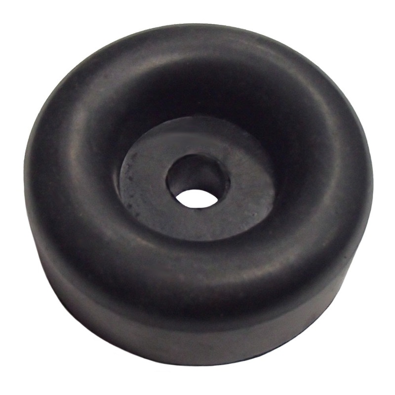 (2)-  Rubber Bumper for Trailer Door Stop Boat Ramp Guard RV Camper Motorhome
