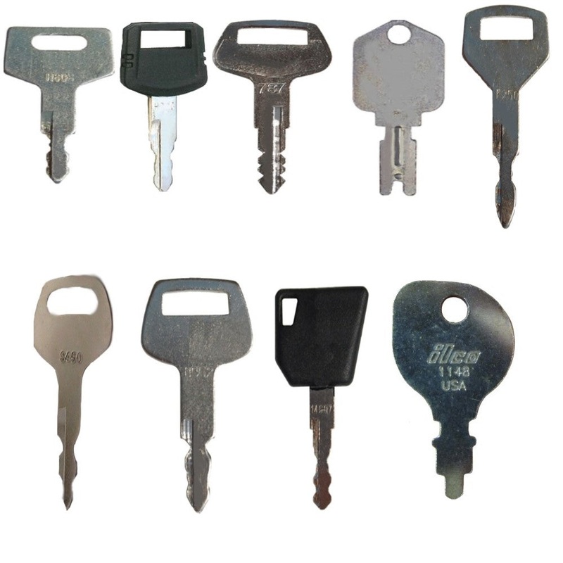 24 Key Set Heavy Equipment / Construction Ignition Keys