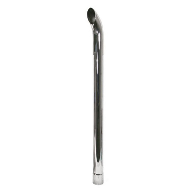 Exhaust Stack 3" x 48" Curved Chrome Fits John Deere 4230 3020 4020 Tractors