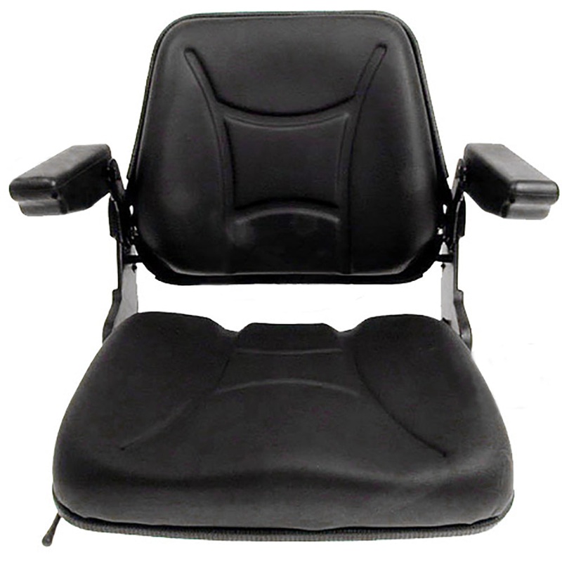 Fork Lift Seat Fold Down with Armrests & Slides Fits Universal Makes and Models