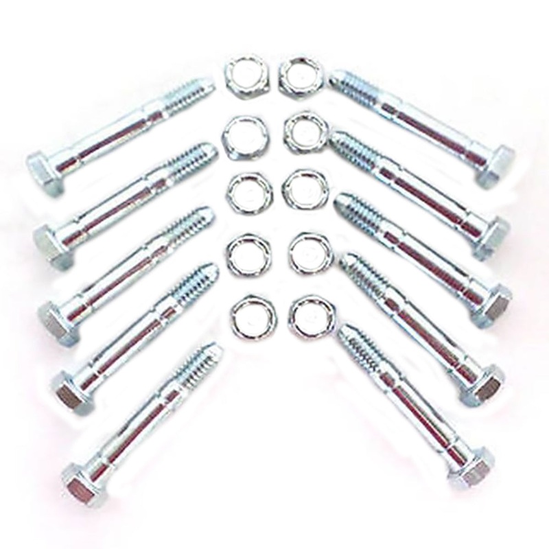 (10) Shear Pins & Bolts Fits Craftsman 88289 780-043 8627 Snowblower