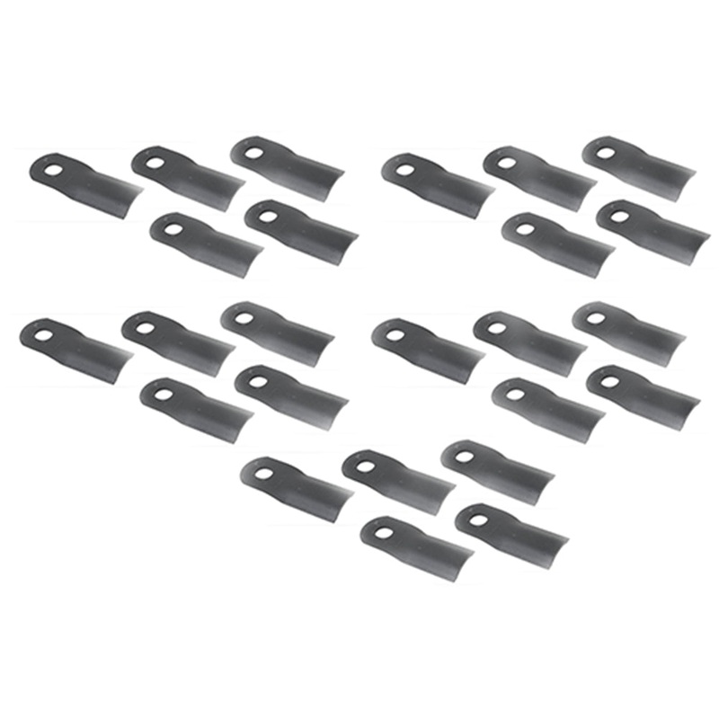 165-302-08 Set of (25) RH/LH Disc Mower Blades Fits Taarup Disc Mowers