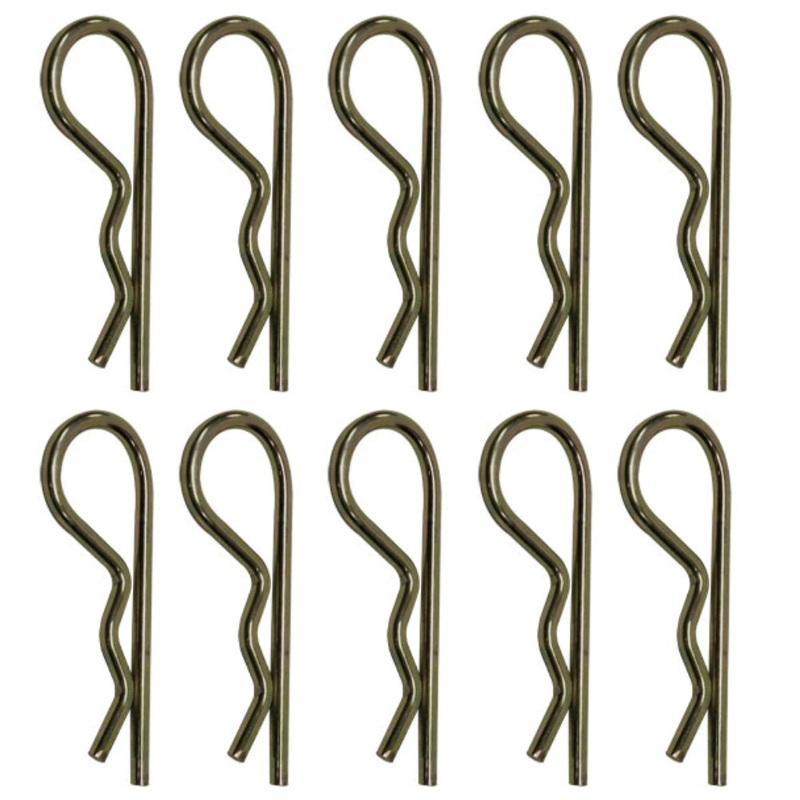 Set of 10 Implement Grip Clip Hair Pins Fits Farm Tractor 2-15/16" Long