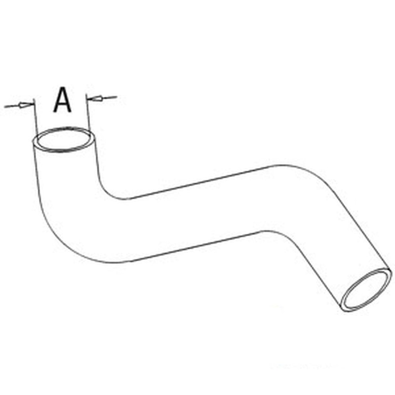 512058M1 Radiator Hose Fits Massey Ferguson 165