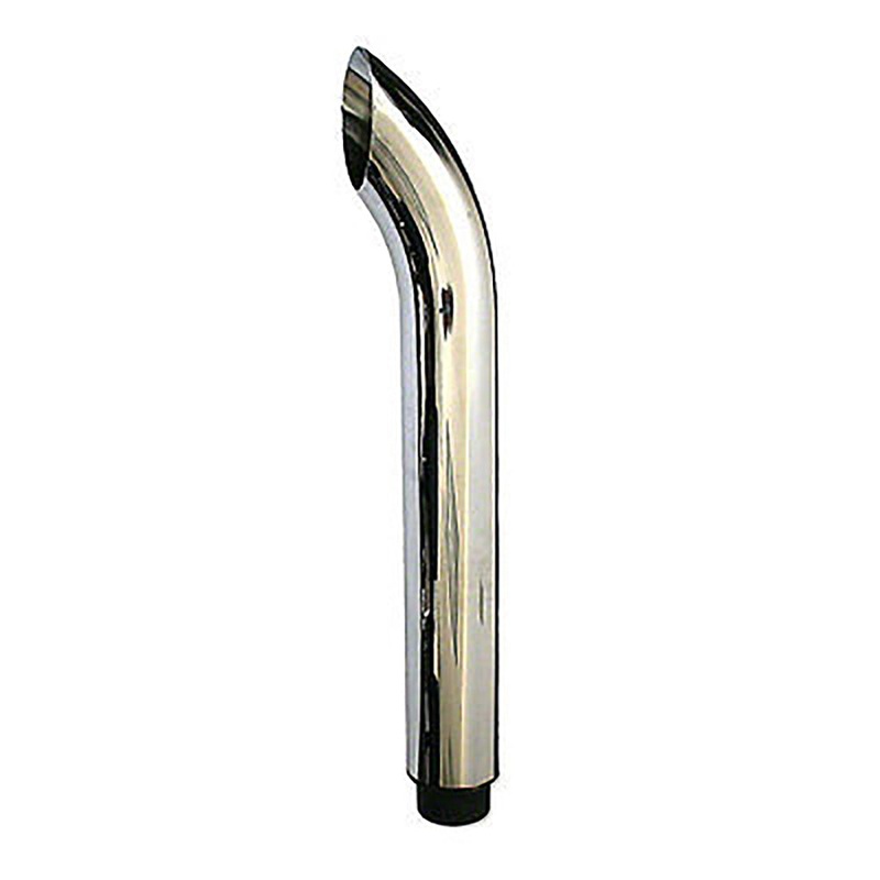 JDS635 One New Chrome Exhaust Stack with Bend Fits John Deere 4320 4430 4440