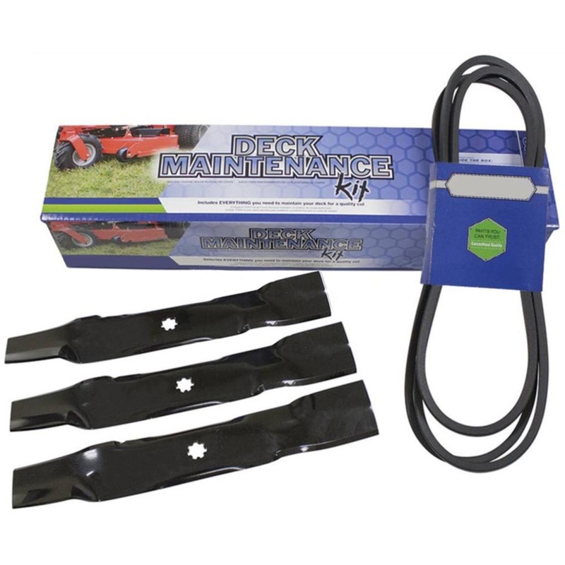 48" Deck Kit - Belt & Blades - Fits John Deere D140 D150 D160 LA130 X140