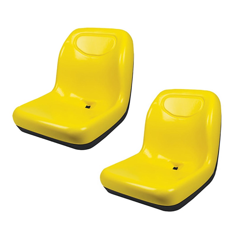 Set of Two New Yellow Bucket Seats VG11696 Fits John Deere Fits Gator