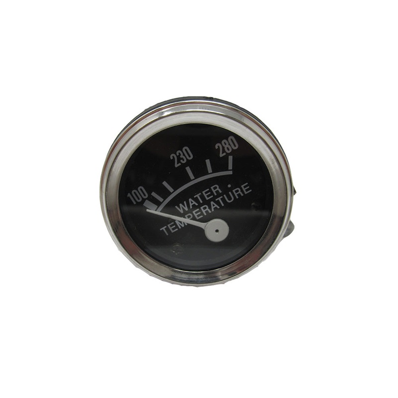 2" Water Temperature Gauge Numeric Chrome Bezel Fits Ford Fits JD fits MF