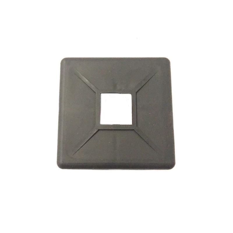 4" Square Rubber Bumper Plug Cap End Cover Camper RV Trailer