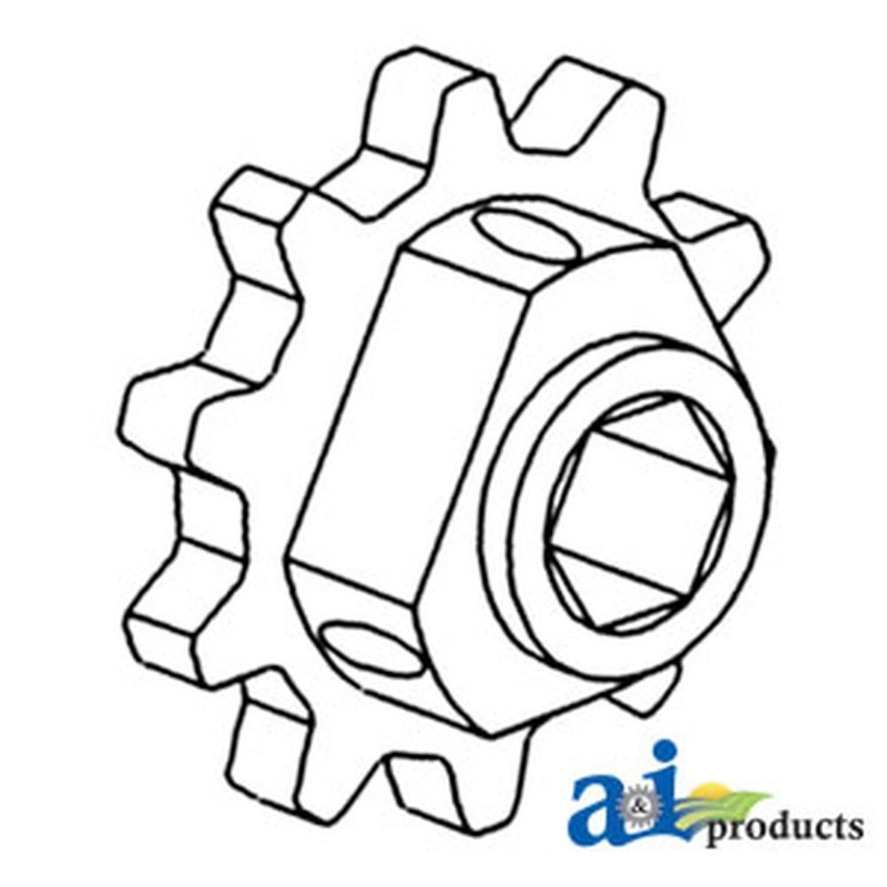 H121435 Sprocket, Feeder House, Upper