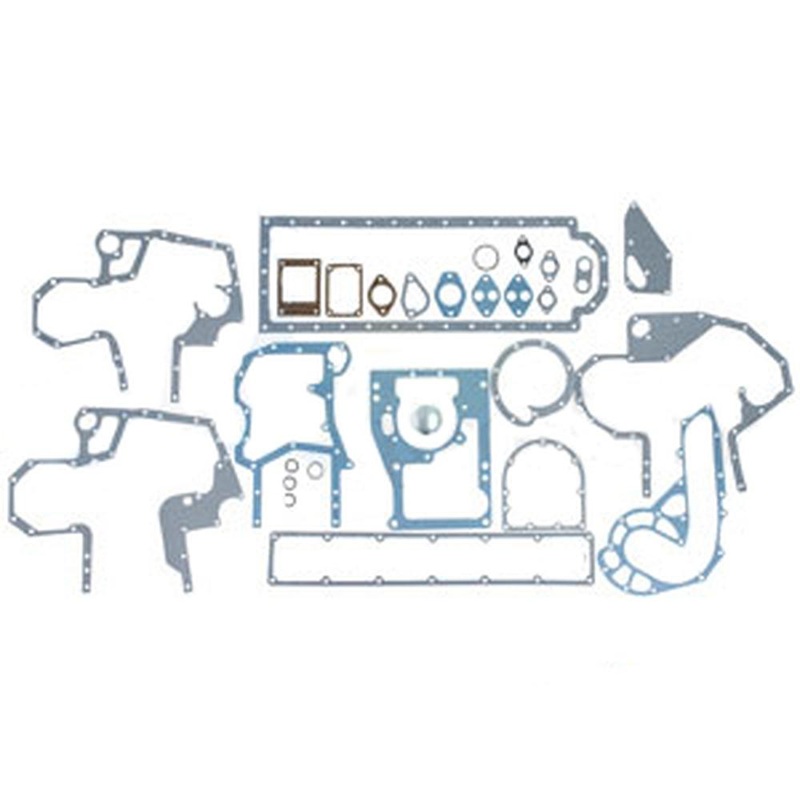 S.57691 Bottom Gasket Set - 6 Cyl. (D310, D358, DT358, DT402) Fits Landini