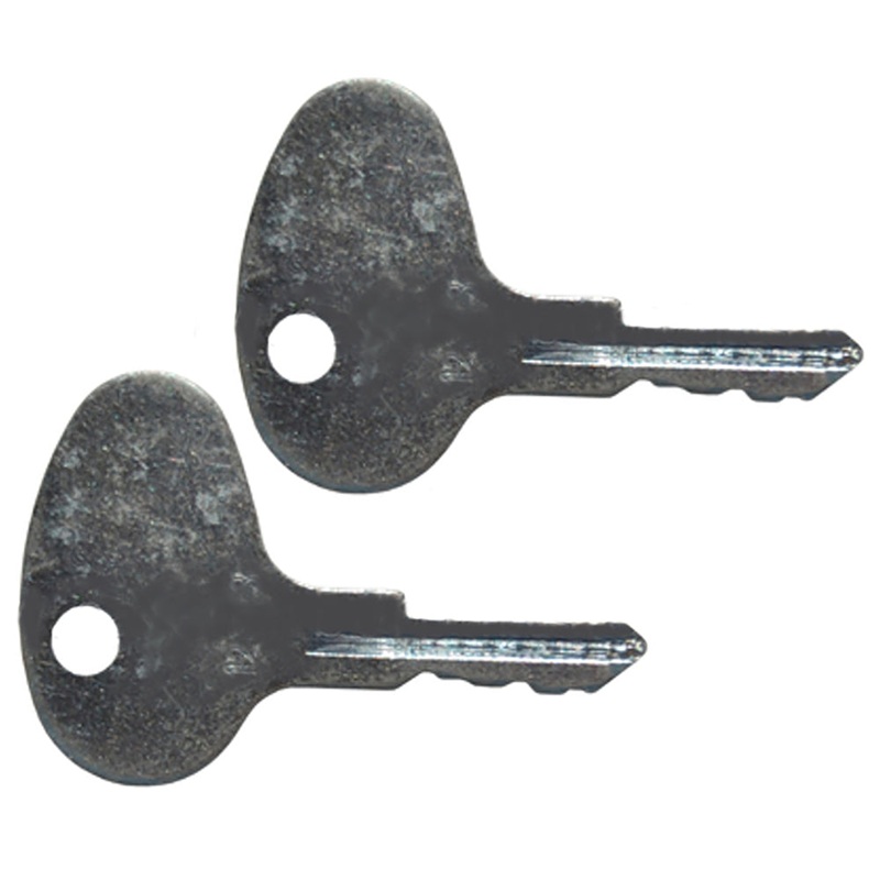 (2) Key Set # 12343 Fits Caterpillar Fits CAT Forklift Models