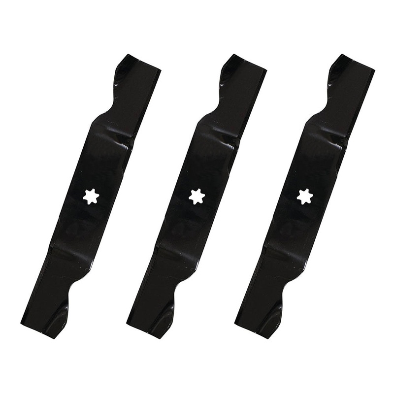 (3) 54" Deck Blade For White Fits Craftsman Troy Bilt Fits Cub Cadet MTD Mowers