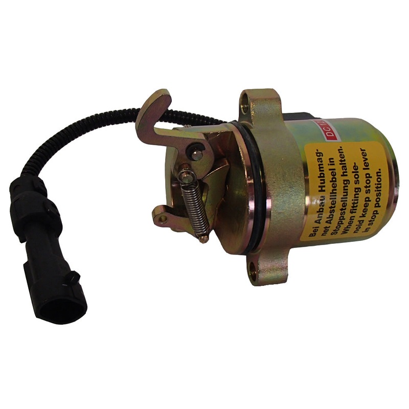 Fuel Shut Off Solenoid A300 A220 S250 T200 Late Style 6686715 Fits Bobcat
