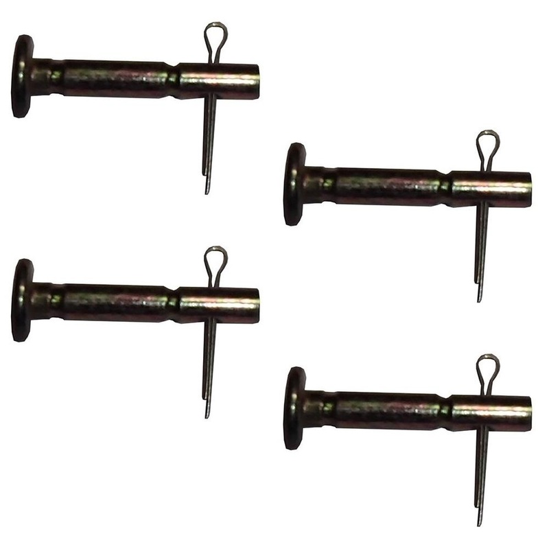 (4) Shear Pins 73804124A with (4) Cotter Pins 714-04040 fits MTD Snow Blowers
