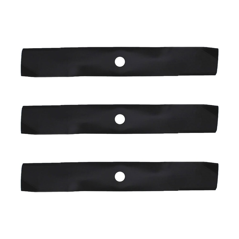 GS25 GS45 GS75 GT242 GT275 Three Mower Blades Fits John Deere M113517 M115495