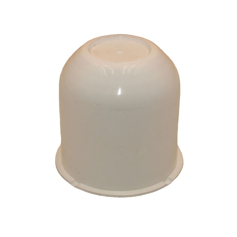 White Trailer Wheel Hub Center Cap 3.125" Diameter Trailer Camper RV Trucks