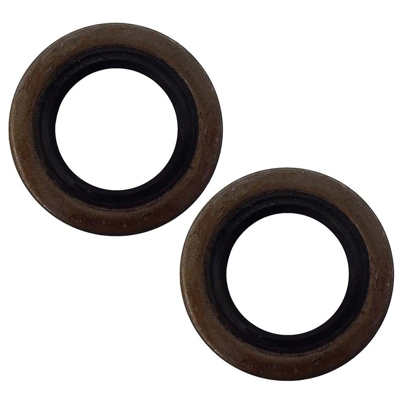 Two Trailer Double Lip Grease Seals Fits National 470706 Fits CR 12407