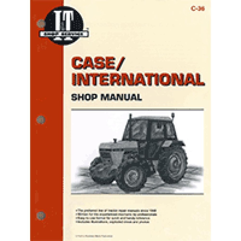 I&T Shop Service Manual Fits Case Tractor 1190 1290 1490 1194 1294 1394 1594 C36