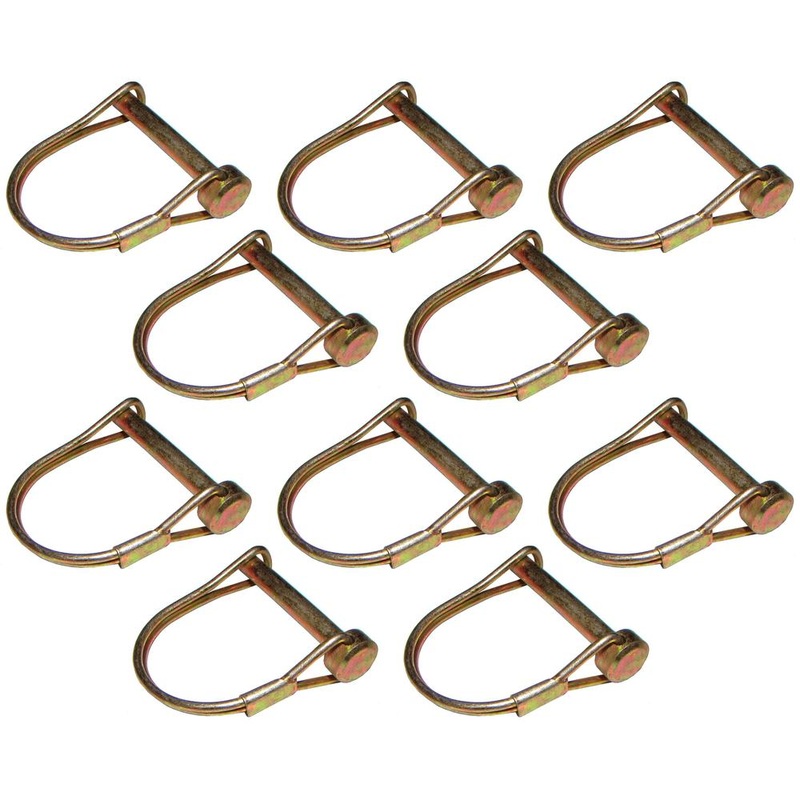 PTO Wire Shaft Round Locking Pin 1/4 x 1-3/4 (10-Pack) P14PTL 4021413