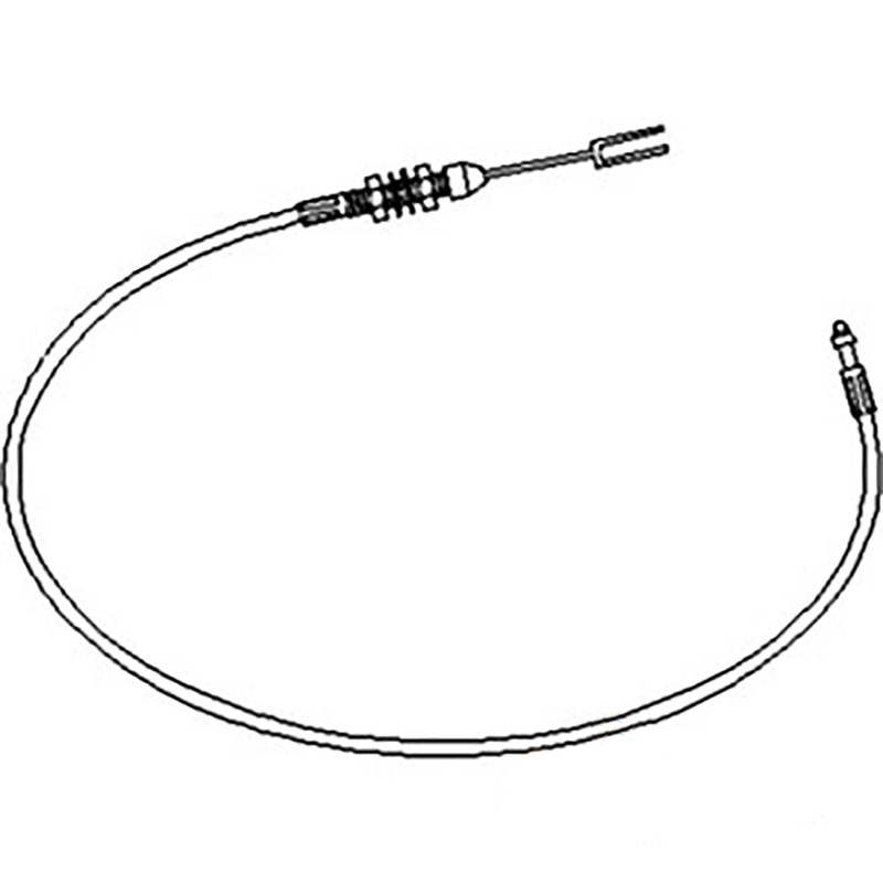 S.41718 Hand Throttle Cable - Length: 1230mm, Fits Massey Ferguson
