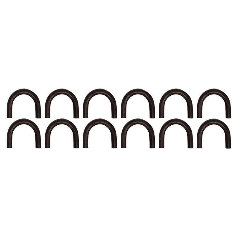 TL20012 12 Pack Heavy Duty D Ring Tie Loops Great for Farms Workshops & More