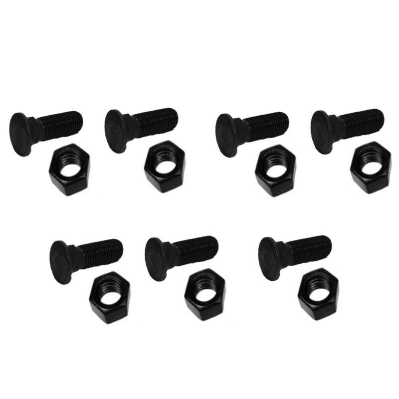 (7) Plow Bolt & Nut for Blades Cutting Edges 5/8-11x2 1/4 Grade 8 PM06705