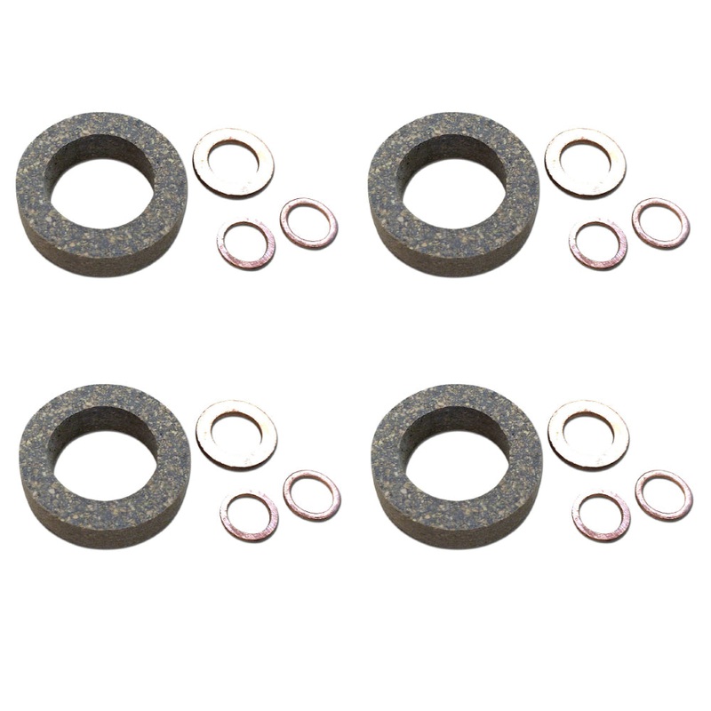 C5NE9F596A Injector Seal Kit SET OF 4 Fits Ford 5000 535 5600 6600 6710 7610