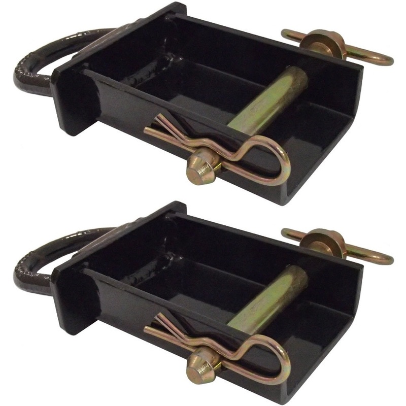 Pack of Two Stake Pocket D-Rings Working Load Limit 4,000 Pounds WFSPDR